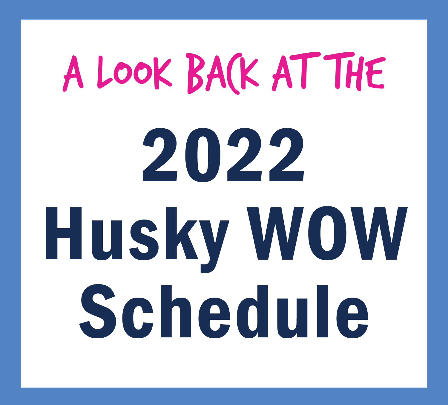 look back at 2022 wow sched button